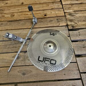 UFO Low Volume 14" Crash Cymbal With Gibraltar Mount USED! RKLV100326
