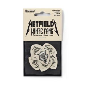 Guitar Picks Dunlop James Hetfield White Fang Custom Flow Variety Pack Pack 6