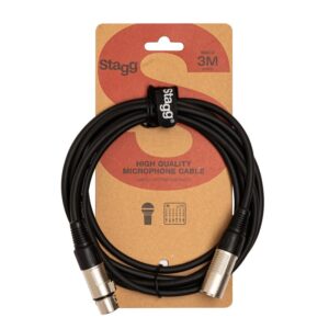 Stagg SMC3 Standard Microphone XLR Cable 3Mtr