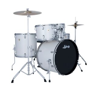 Ludwig Drum Kit Accent Drive 22" Kick Complete Snow Dust LC195C7DIR