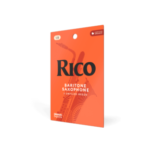 D'Addario Rico RLA0320 2.0 Strength Reeds for Baritone Sax (Pack of 3)