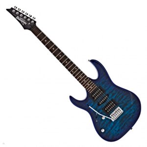 Ibanez Electric Guitar GRX70QAL Left Handed Transparent Blue Burst