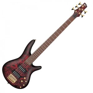 Ibanez SR305EDX Bass Guitar 5 String, Wine Red Frozen Matte