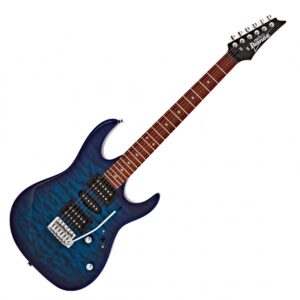 Ibanez Electric Guitar GRX70QA Transparent Blue Burst
