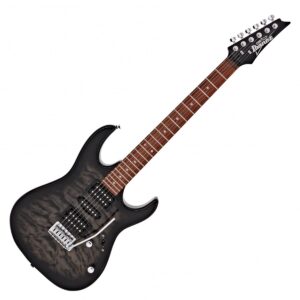 Ibanez Electric Guitar GRX70QA Transparent Black Burst