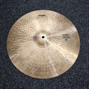 Crash Cymbal 16" Paiste Vintage 505 Heavy Green Label 1981 USED! RKHCV120626