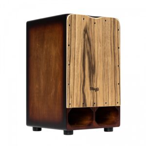 Stagg CAJ-CANNON-EB Cannon Cajon Drum, Ebony
