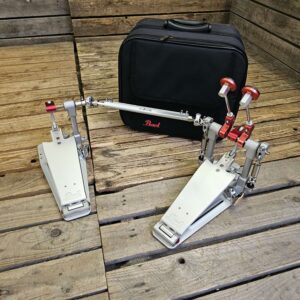 Double Bass Drum Pedal Pearl XF With Case USED! RKXF280526