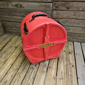 Hardcase 14" Fully LINED Floor Tom Drum Case Red USED! RKHNL300526