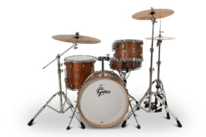 Gretsch Catalina Club Fusion Drum Kit Shell Pack, Satin Walnut Glaze