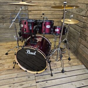 Drum Kit Pearl Export EX, Red Complete USED! RKEXT230726