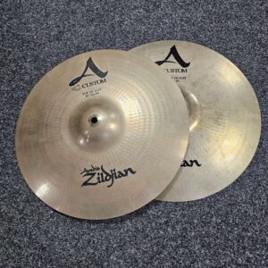 Hi-Hat Cymbals 14" Zildjian A Custom USED! RKAAH260626