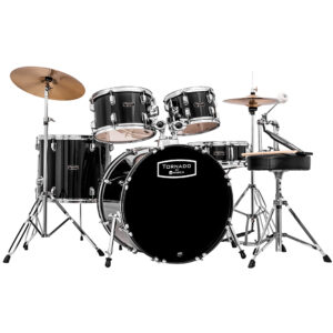 Mapex Acoustic Drum Kit Tornado Short Stak, Black TND5294FTC-DK
