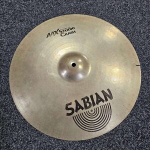 Crash Cymbal 17" Sabian AAX Studio CRACKED USED! RKAAX060726