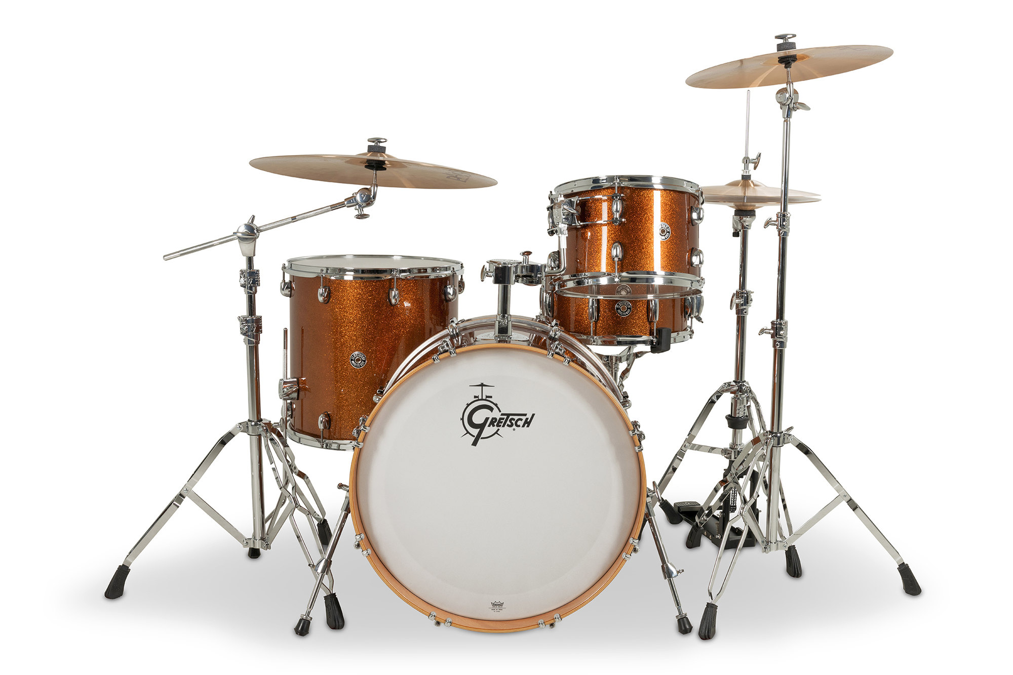 Gretsch Catalina Club 22″ Bass Drum Kit Shell Pack, Bronze Sparkle
