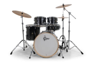 Gretsch Catalina Maple Drum Kit Shell Pack, Black Stardust