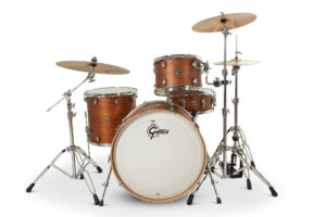 Gretsch Catalina Club 24" Bass Drum Kit Shell Pack, Satin Walnut Glaze