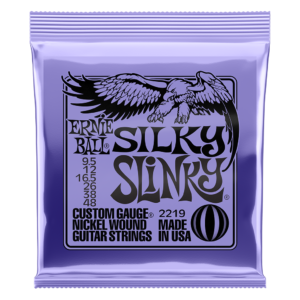 Guitar Strings 9.5-48 Electric Silky Slinky 2219 Ernie Ball 100% Genuine
