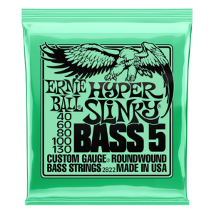 Bass Guitar Strings 40-130 Ernie Ball Hyper Slinky 5 String 100% Genuine