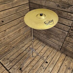 Crash Cymbal 16" Sabian Solar With Mapex Tornado Stand USED! RK16S030926