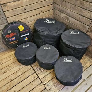 Pearl Drum Bag Set Includes Hardshell Cymbal Case USED! RKPEL230926