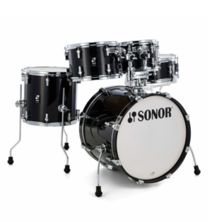 Drum Kit Sonor AQ2 Series 7ply Maple Stage, Transparent Stain Black
