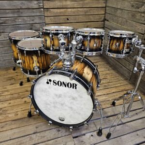 Sonor SQ2 Drum Kit Medium Beach, African Marble, Candy Black Burst