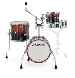 Drum Kit Sonor AQ2 Series 7ply Maple Martini, Brown Fade