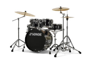 Drum Kit Sonor AQ1 Fusion Includes Hardware, Piano Black