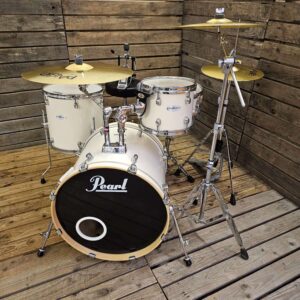 Drum Kit Pearl Forum, Aged White Complete USED! RKFUM251026