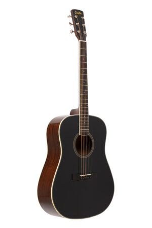 Crafter Acoustic Guitar Dreadnought Black HILITE D16 BK