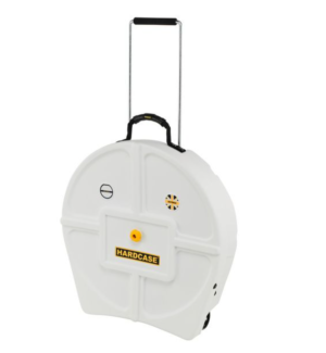 Hardcase HNP9CYM22W With Wheels Coloured Cymbal Case White